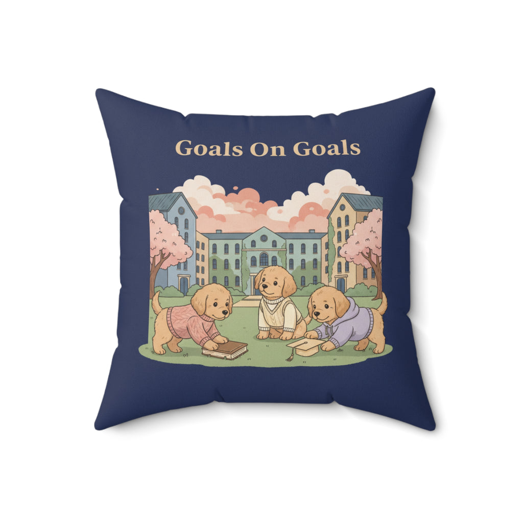 Goals on Goals Square Pillow – Wall Art