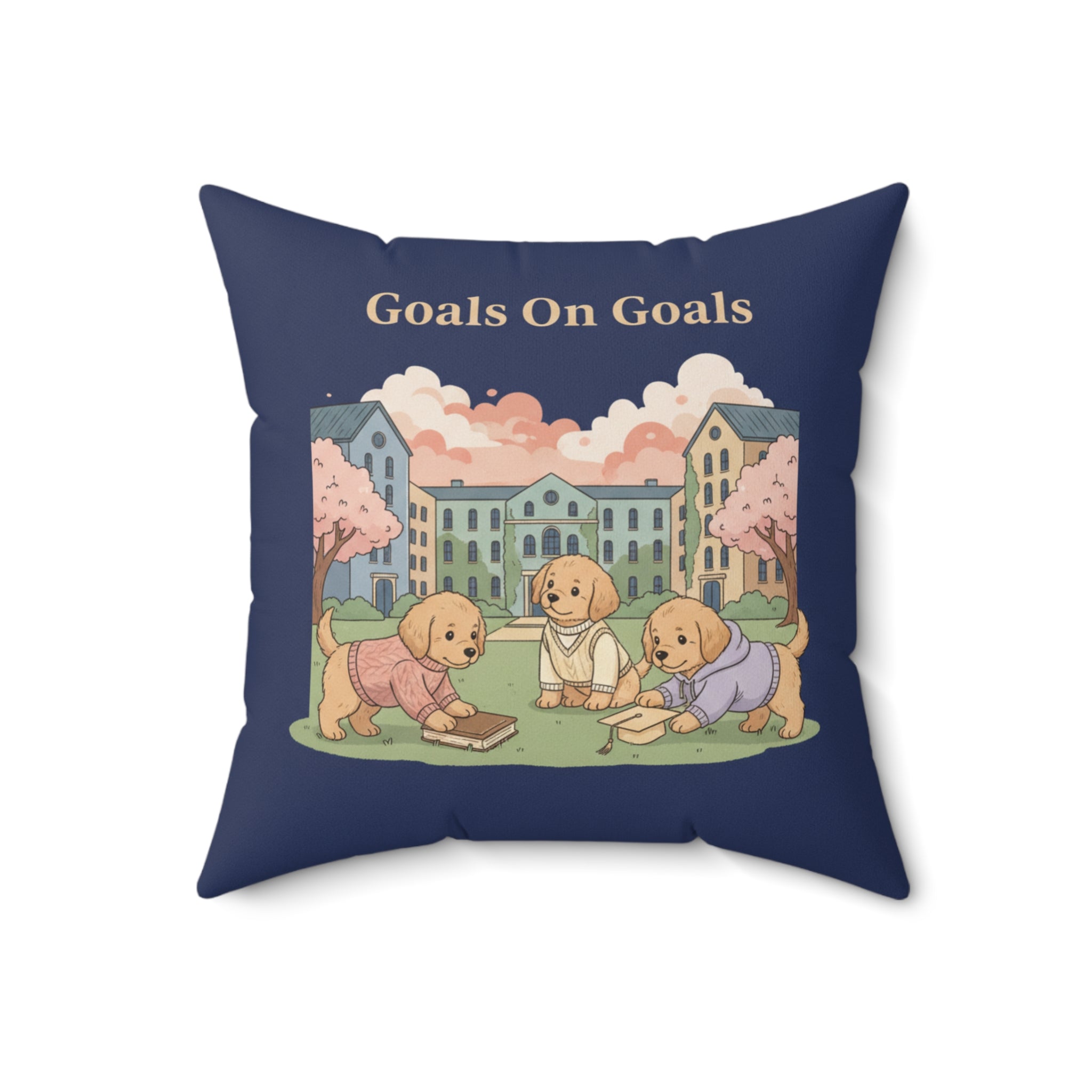 Goals on Goals Square Pillow – Unique Gift