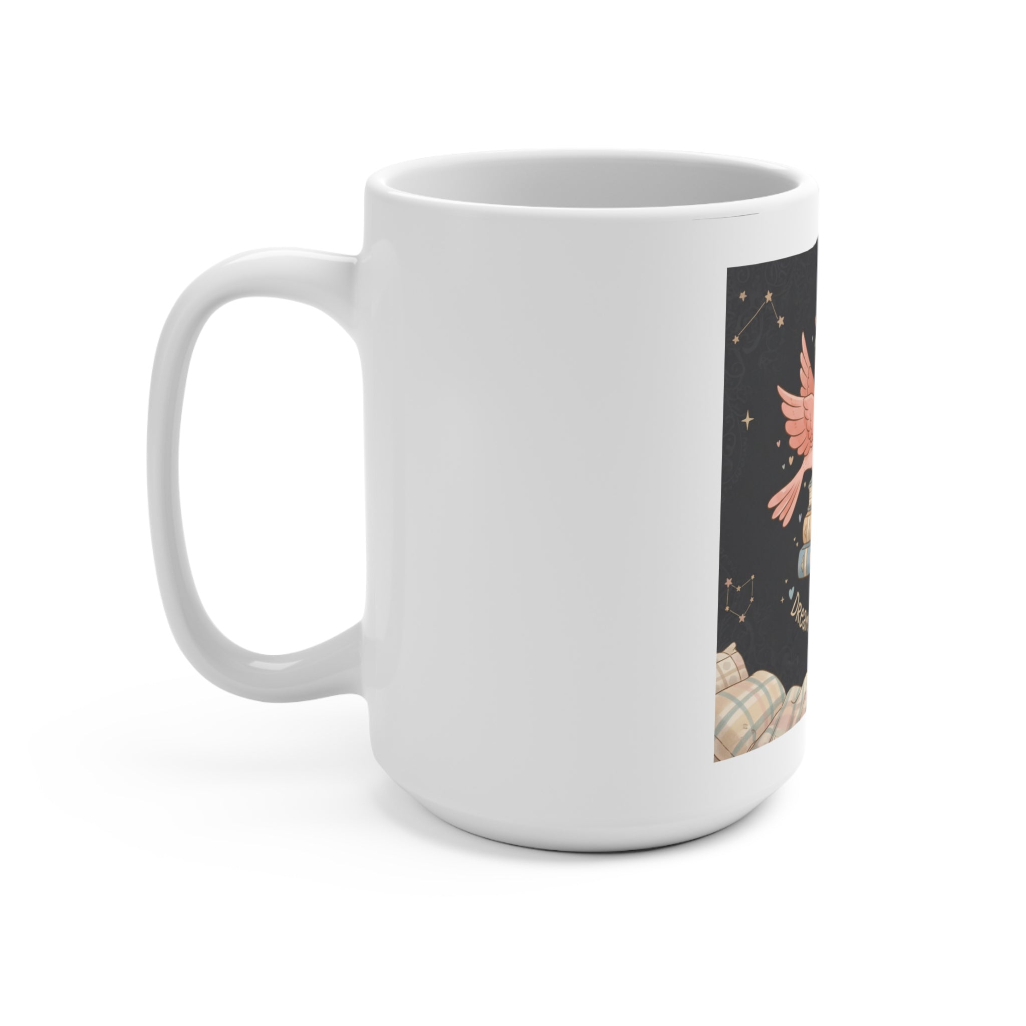 Dream Big, Study Hard Birds Mug 15oz