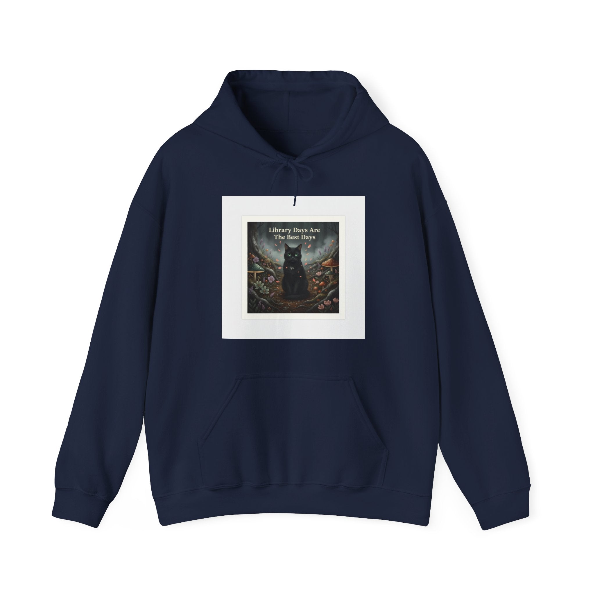 Cat Hoodie – Library Days Are the Best Days