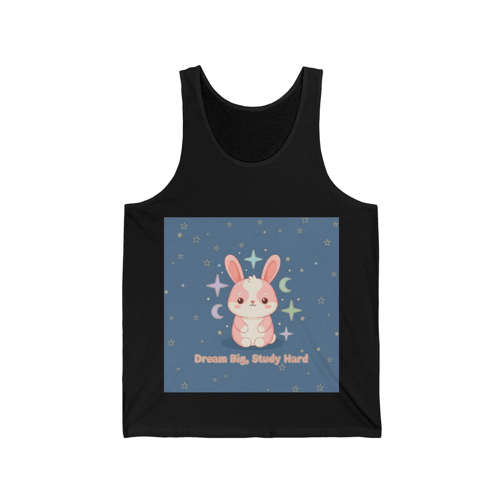 Bunny Tank Top – Dream Big, Study Hard