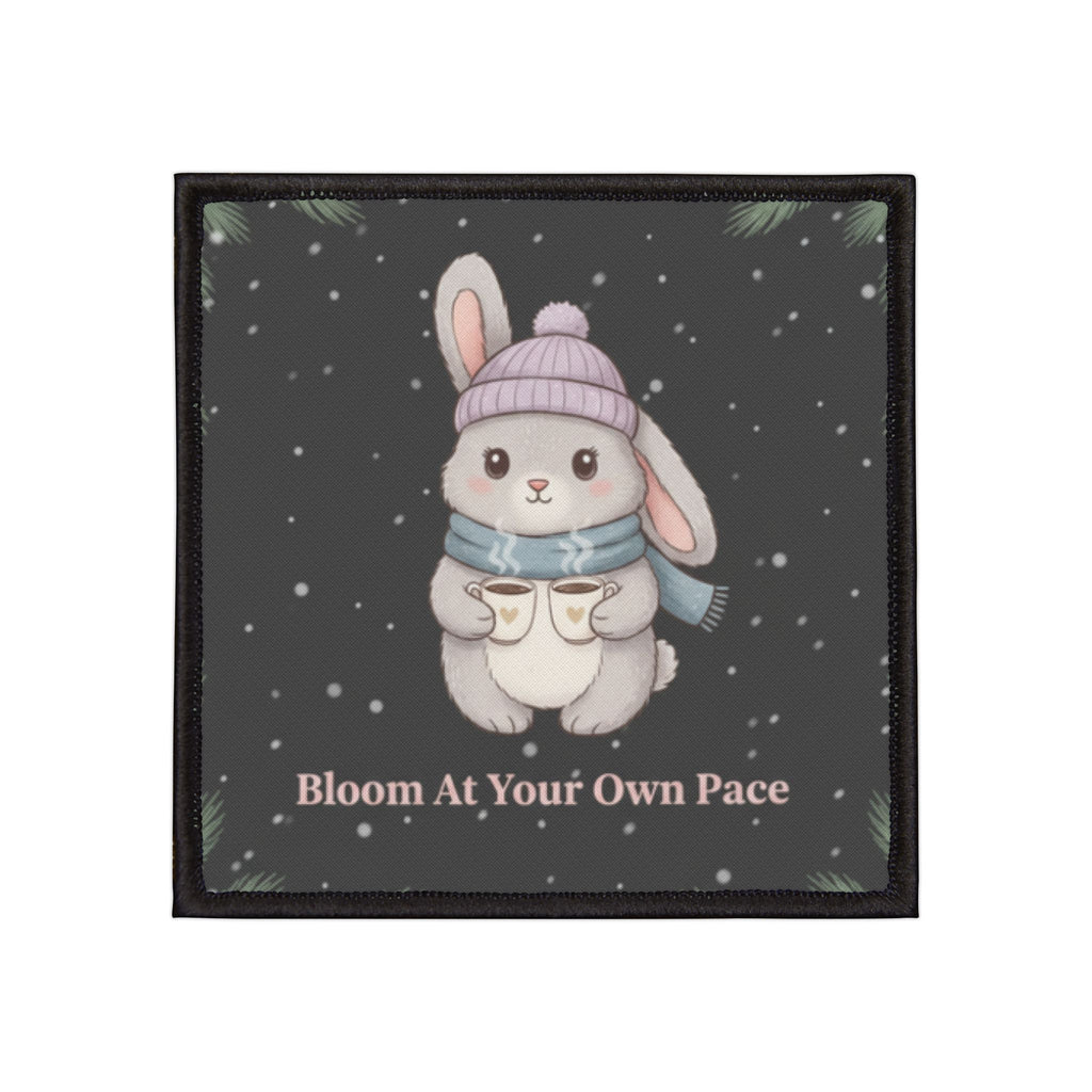 Bunny Iron-On Patch – Bloom at Your Own Pace