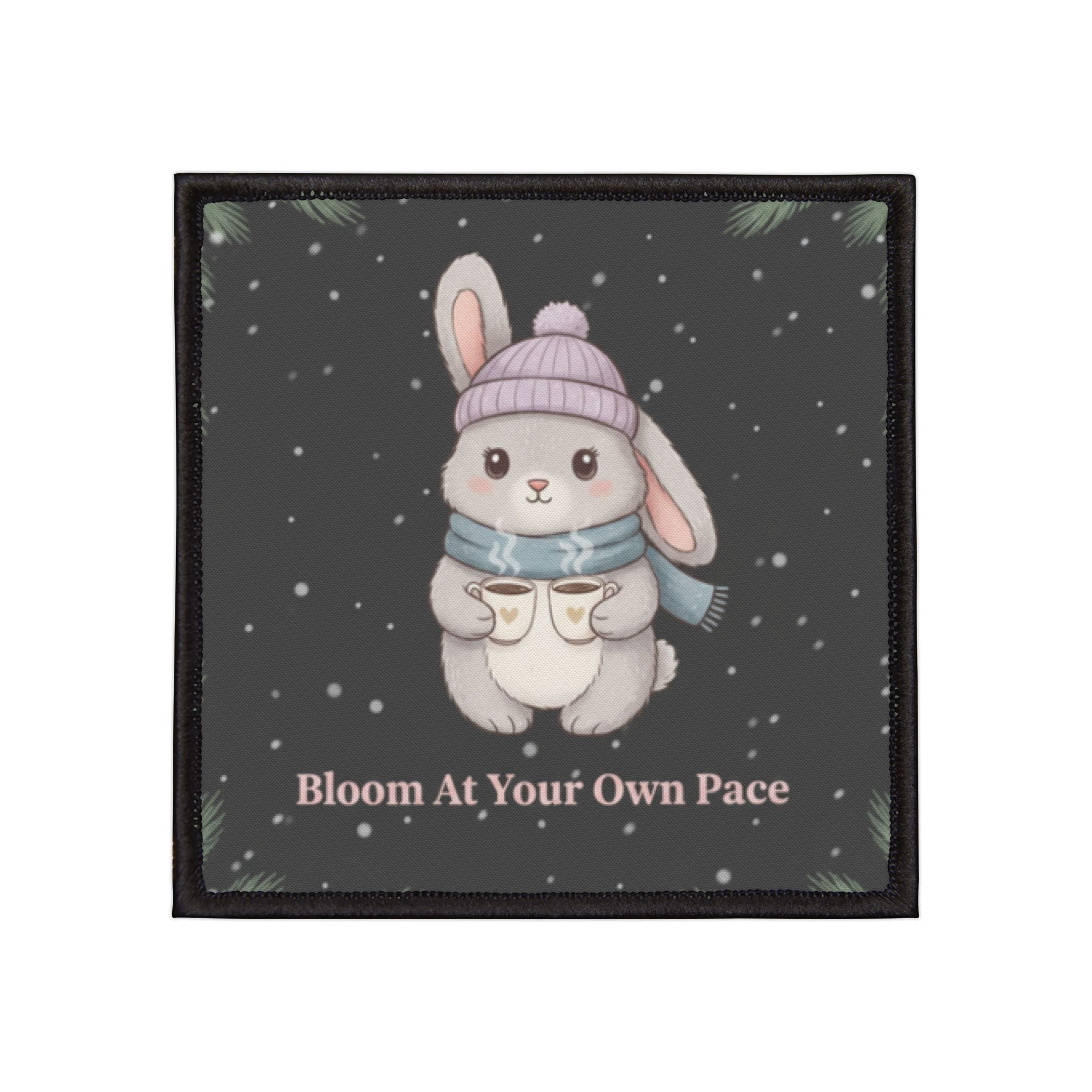 Bunny Iron-On Patch – Bloom at Your Own Pace