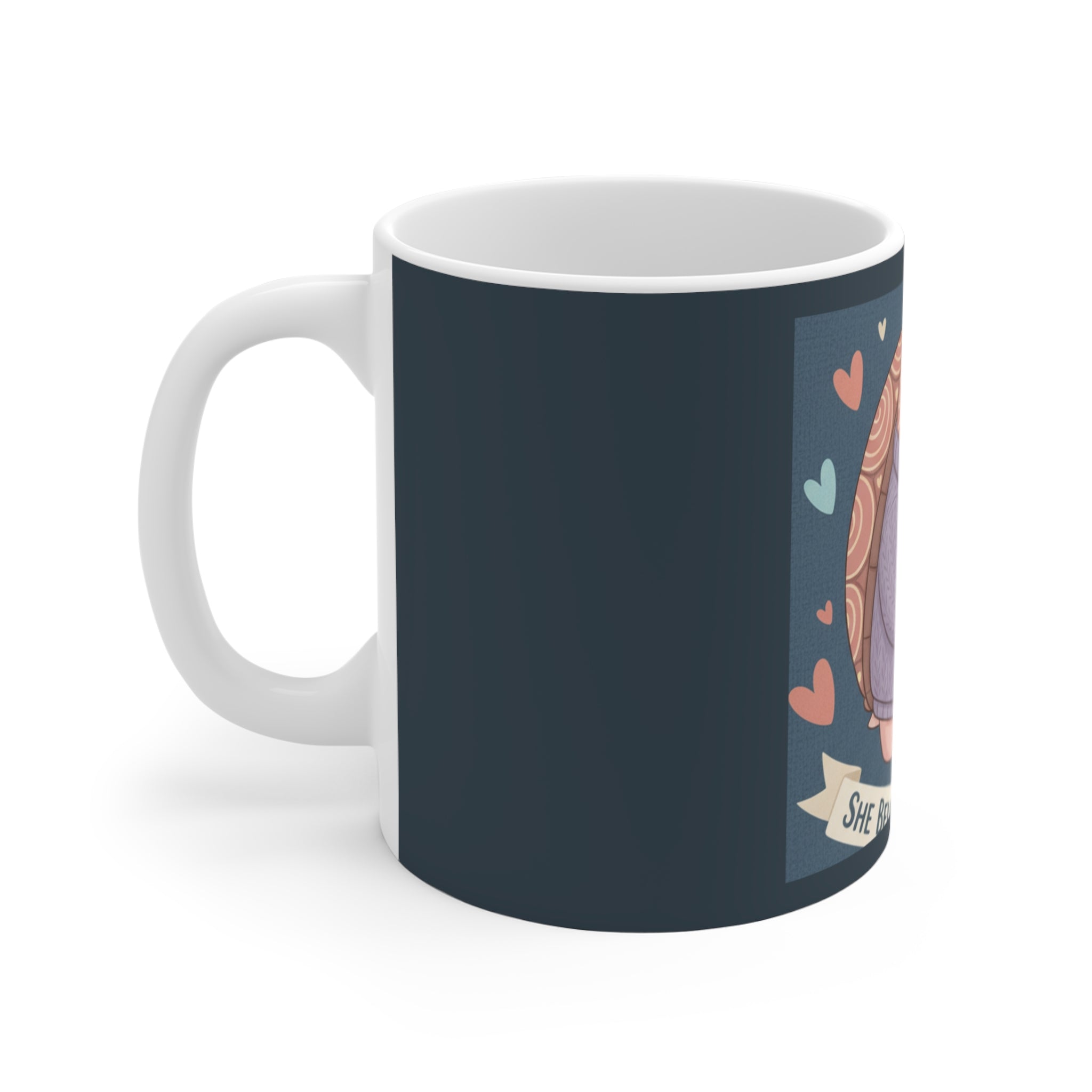 Turtle Mug 11oz – She Believed She Could
