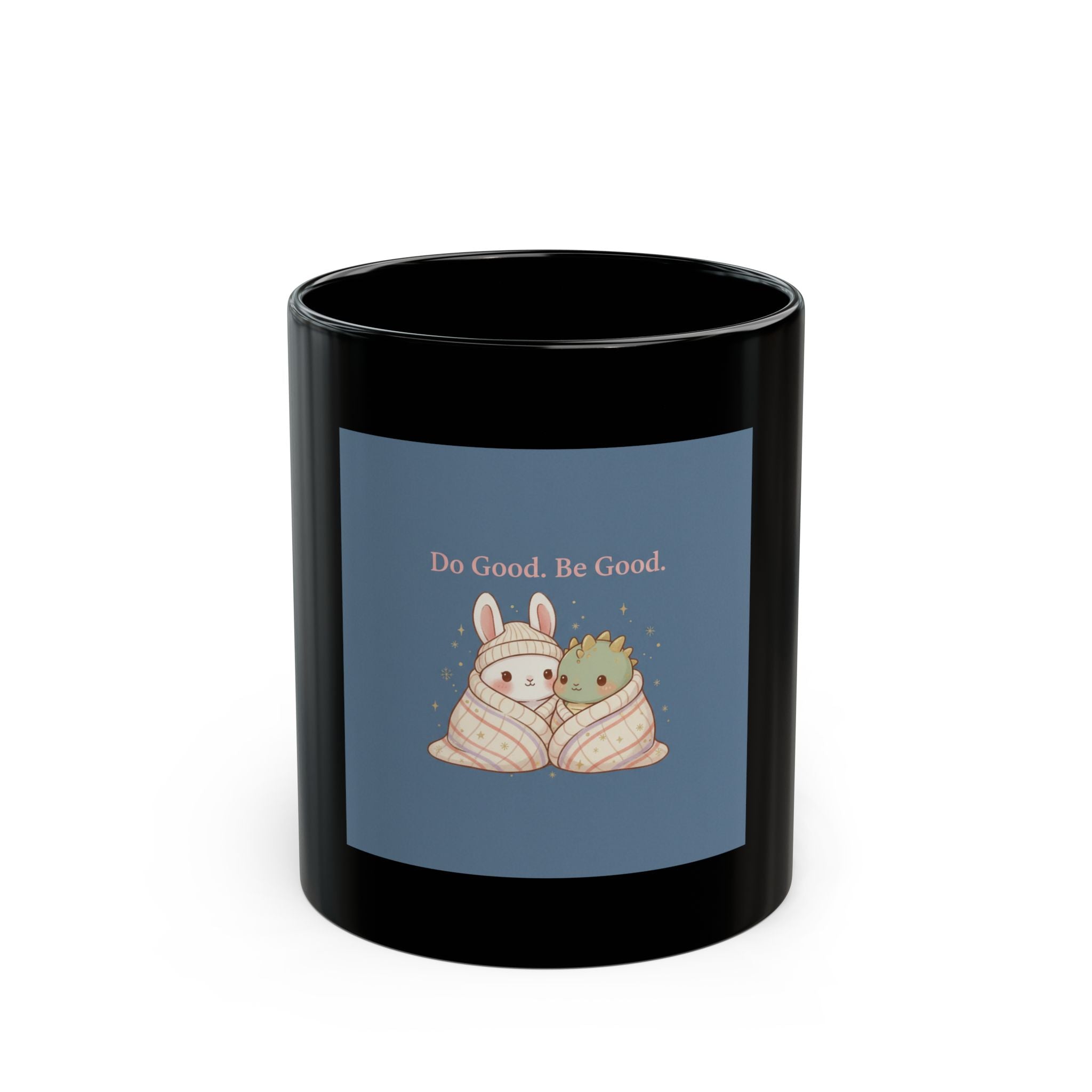 Bunny Black Mug 11oz