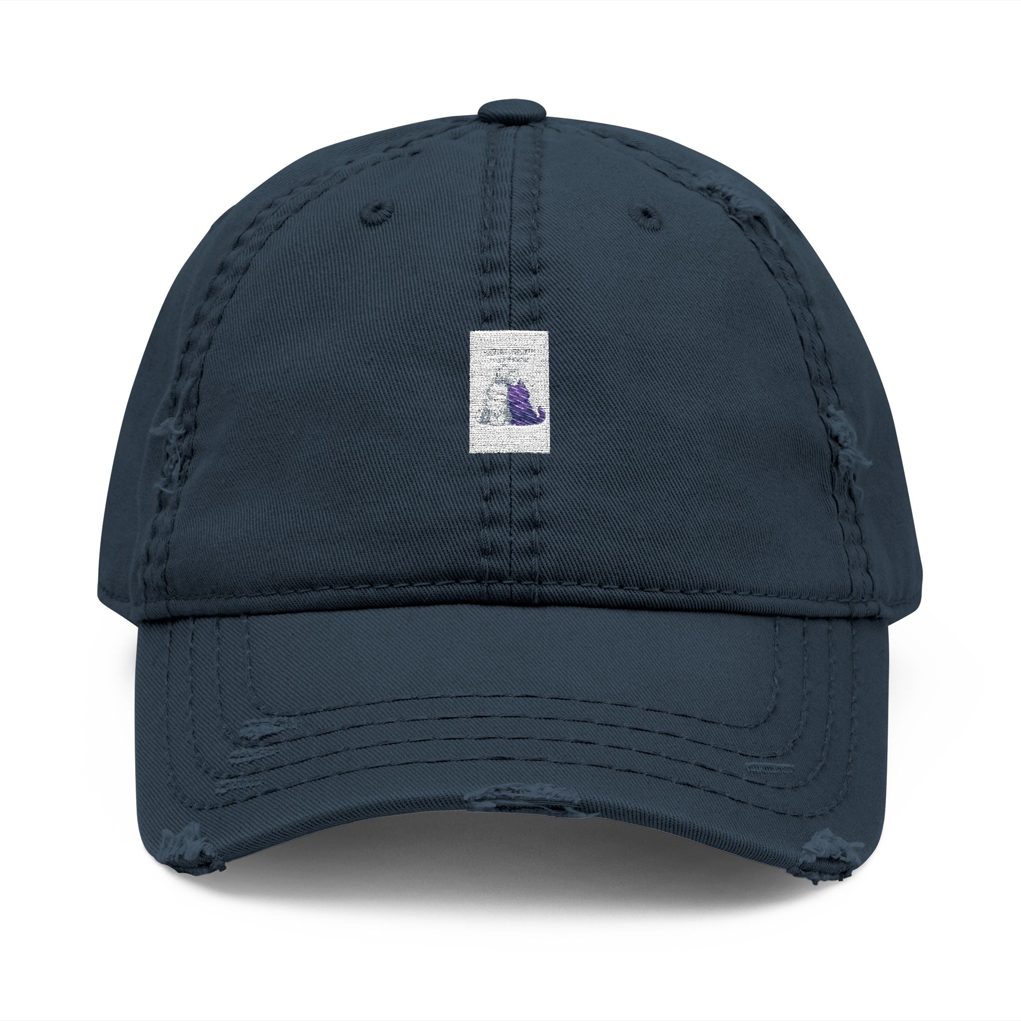 "YOU'RE NEVER TOO MUCH" Black Cat Dad Hat | College Girl Gift | Fashion | KayKay Classics