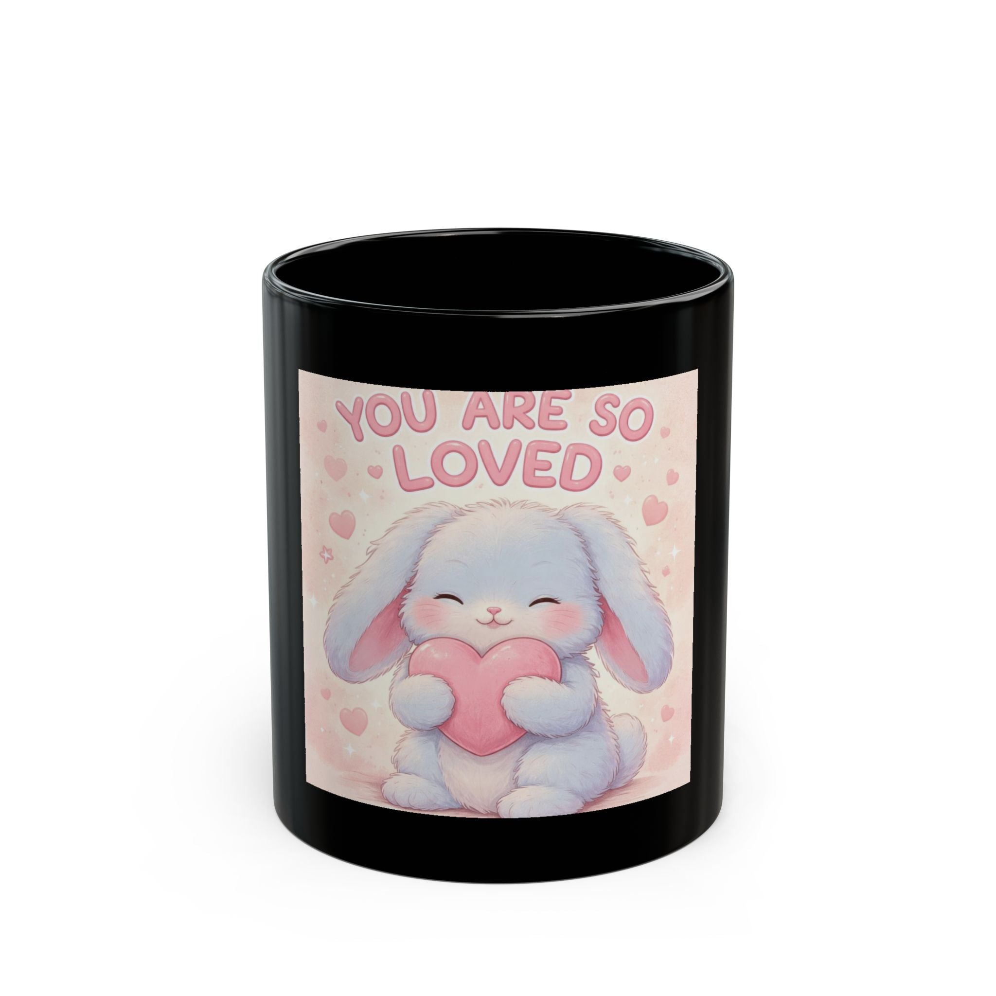 YOU ARE SO LOVED Black Mug