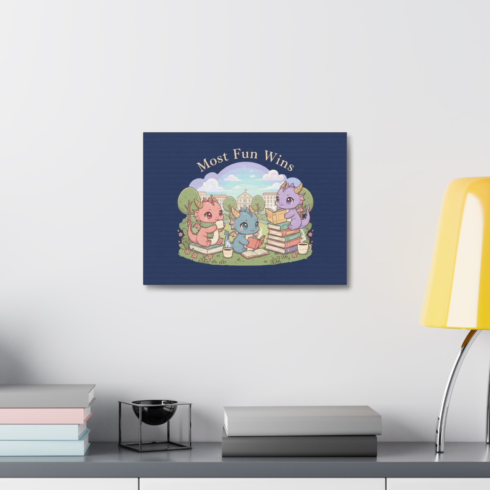 Baby Dragons Canvas Print – Most Fun Wins