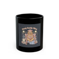 Daisies Black Mug 11oz – Study Buddy Vibes