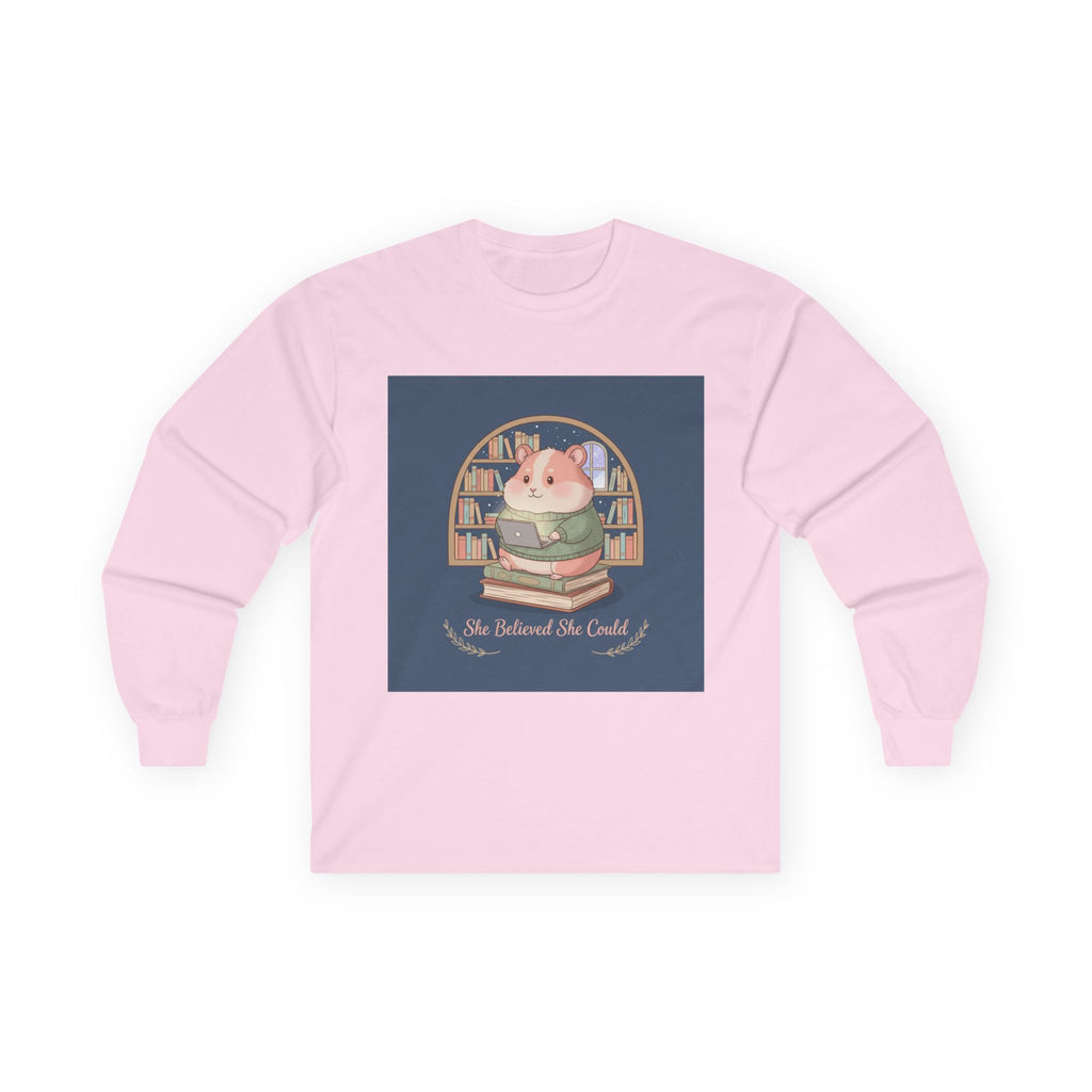 Bear Long Sleeve Tee – She Believed She Could