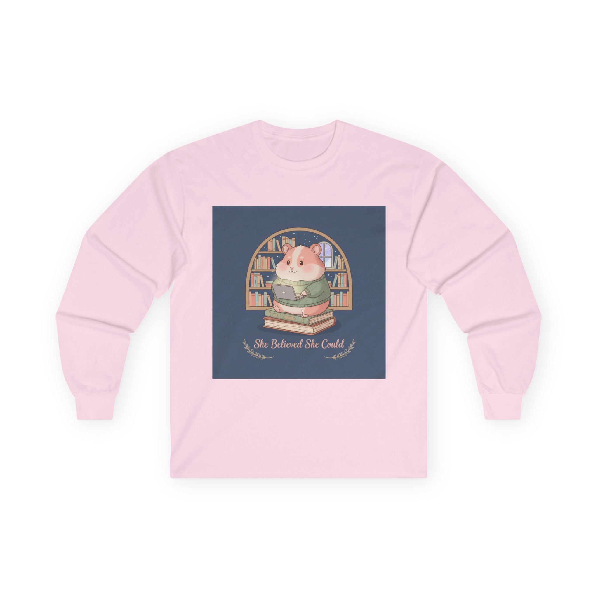 Bear Long Sleeve Tee – She Believed She Could