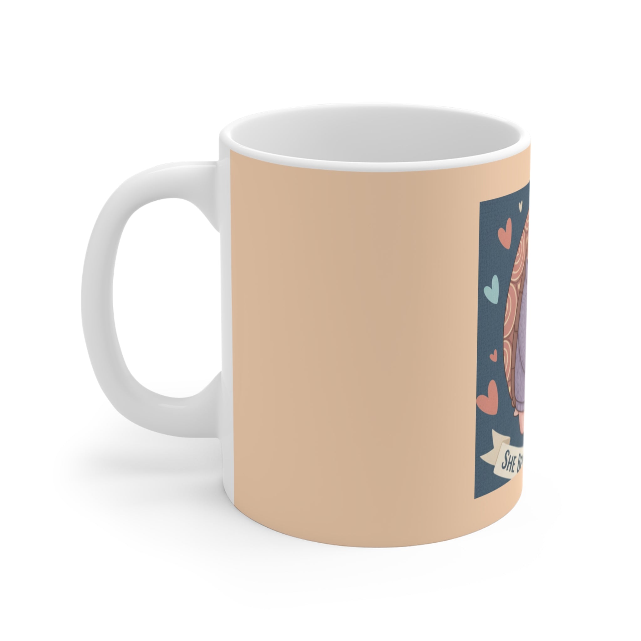 Turtle Mug 11oz – She Believed She Could