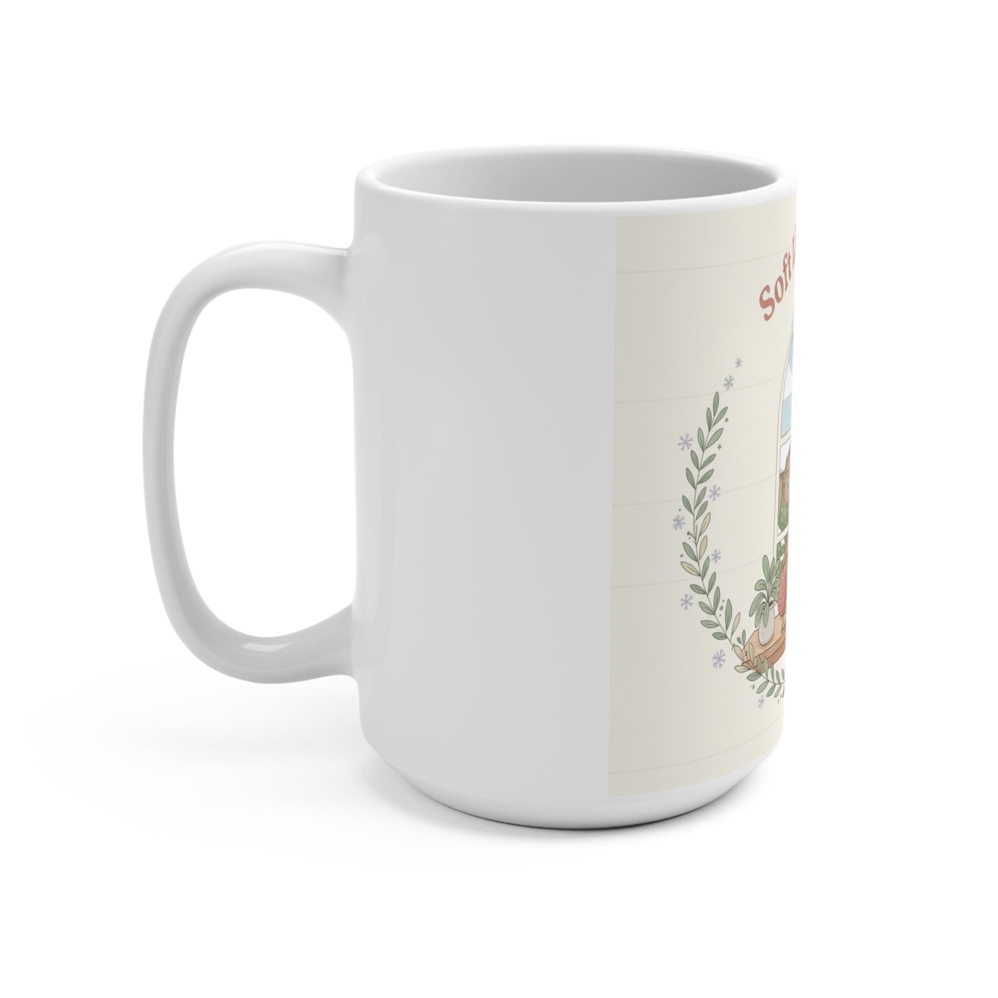 Soft Life Scholar Giraffe Mug 15oz