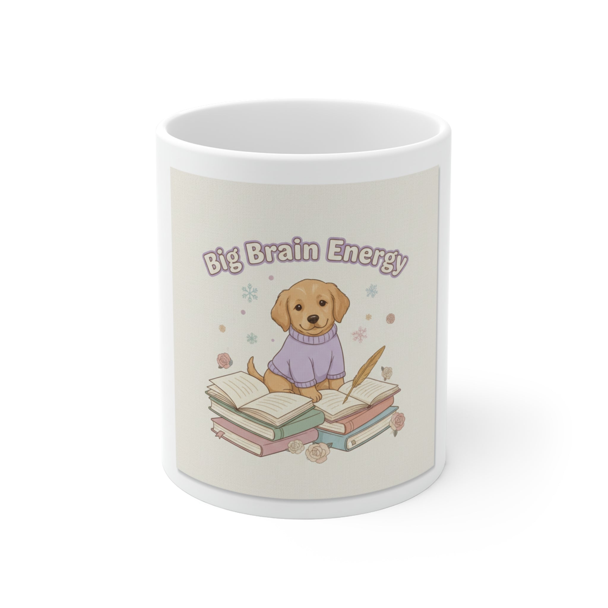 Big Brain Energy Dog Mug 11oz