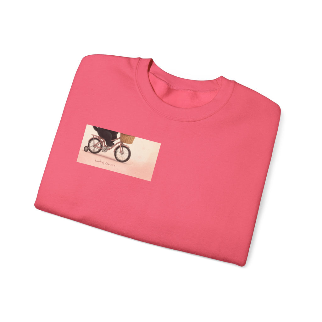 "Life Behind Bars" Black Cat Crewneck | College Girl Gift | Fashion | KayKay Classics