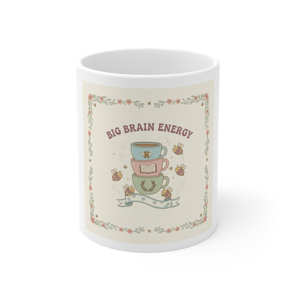 BIG BRAIN ENERGY Bees Mug 11oz
