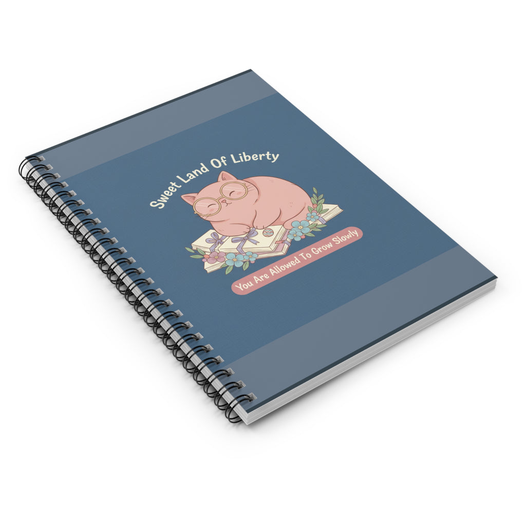 Cat Spiral Notebook – Sweet Land of Liberty