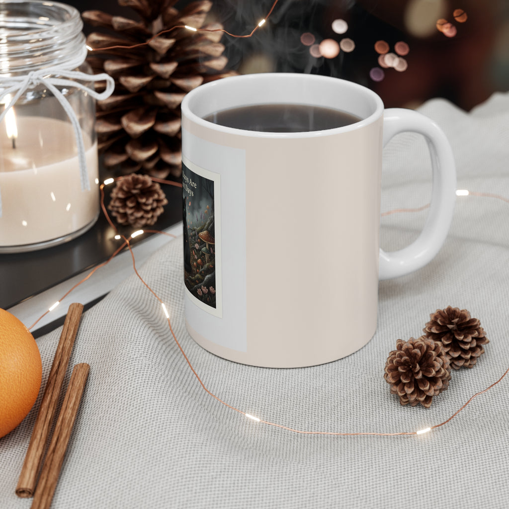 Cat Mug 11oz – Library Days Are the Best Days