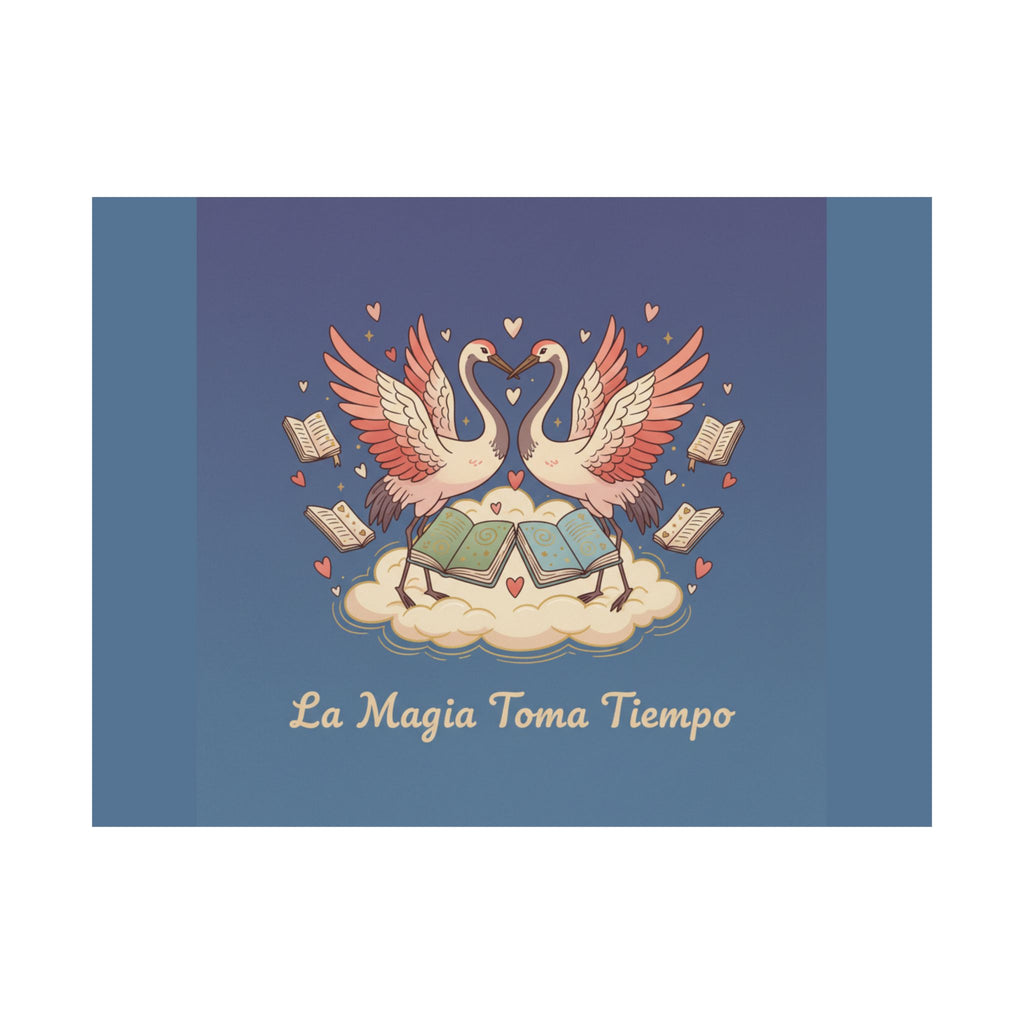 La Magia Toma Tiempo Flamingo Poster