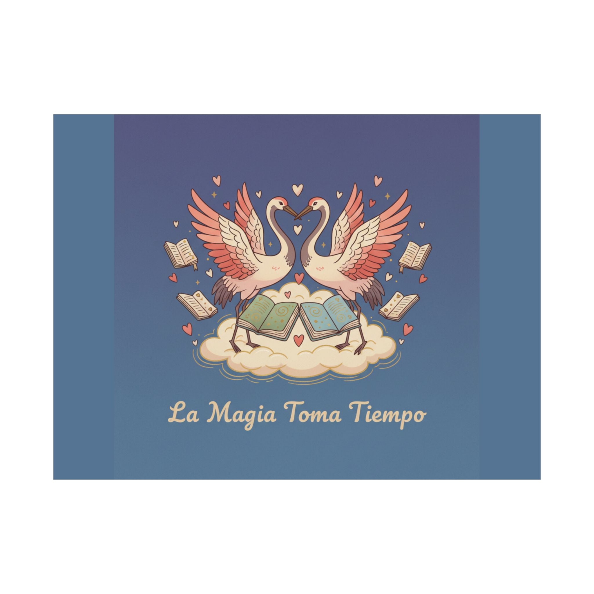 La Magia Toma Tiempo Flamingo Poster