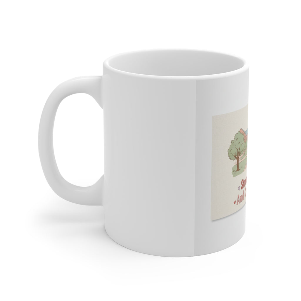 Stressed Blessed And Coffee Obsessed Cardinal Mug 11oz