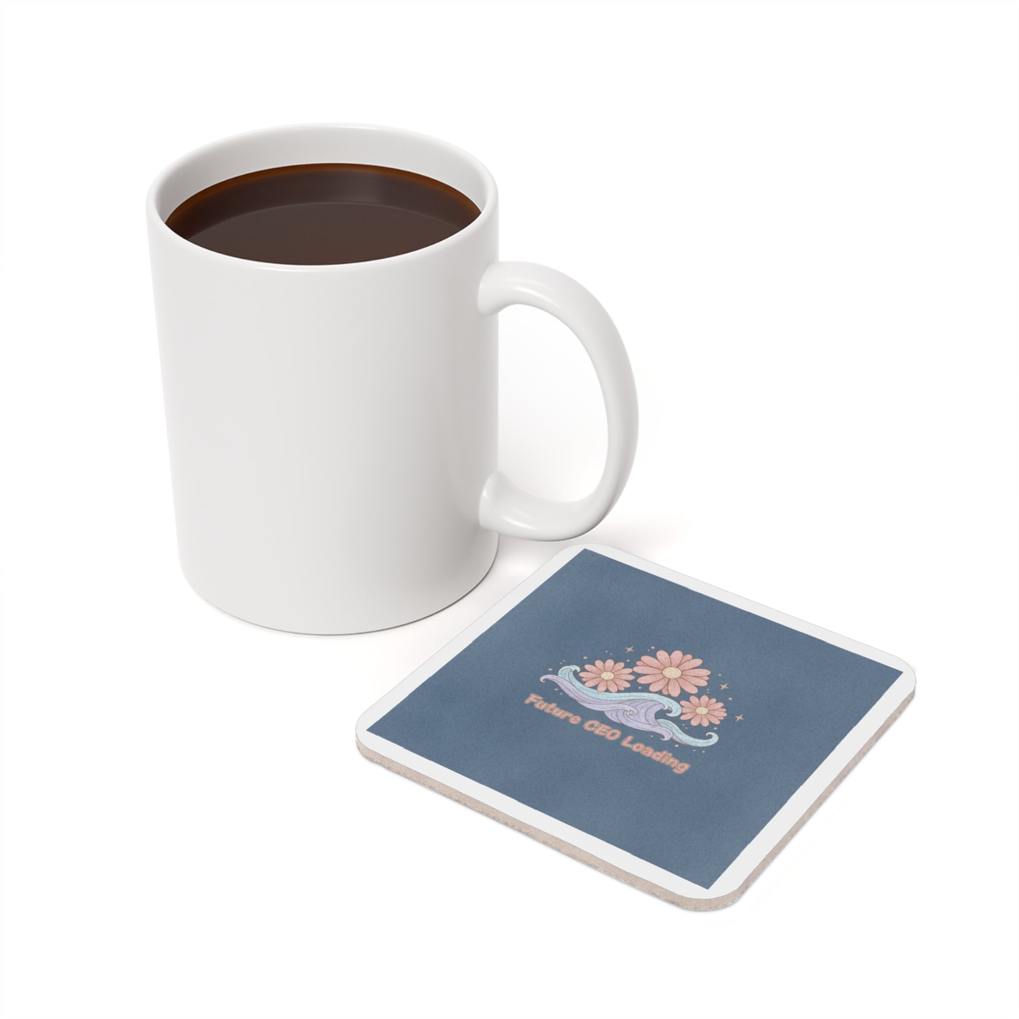 Daisies And Gentle Waves Cork Coaster – Future Ceo Loading