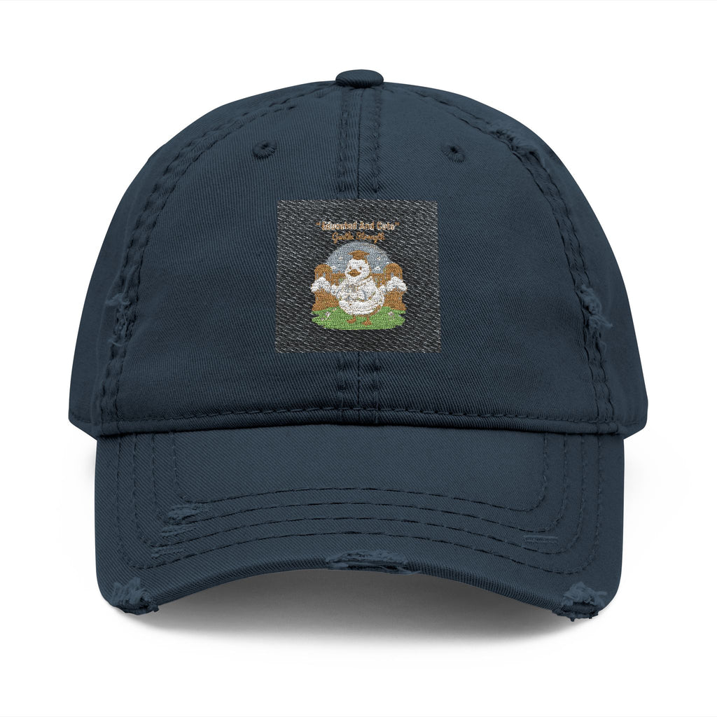 Duck In A Cardigan Dad Hat – Educated and Cute Gentle Strength