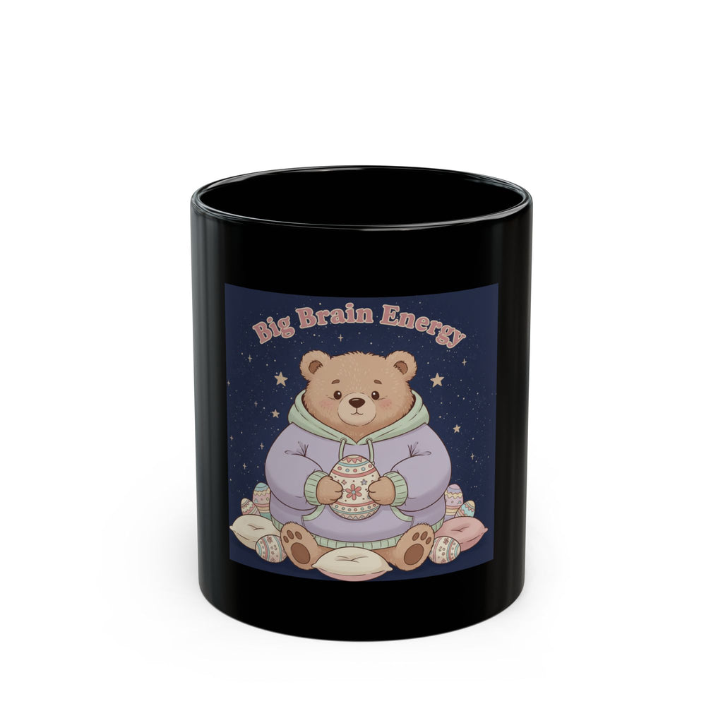 Bear Black Mug 11oz – Big Brain Energy