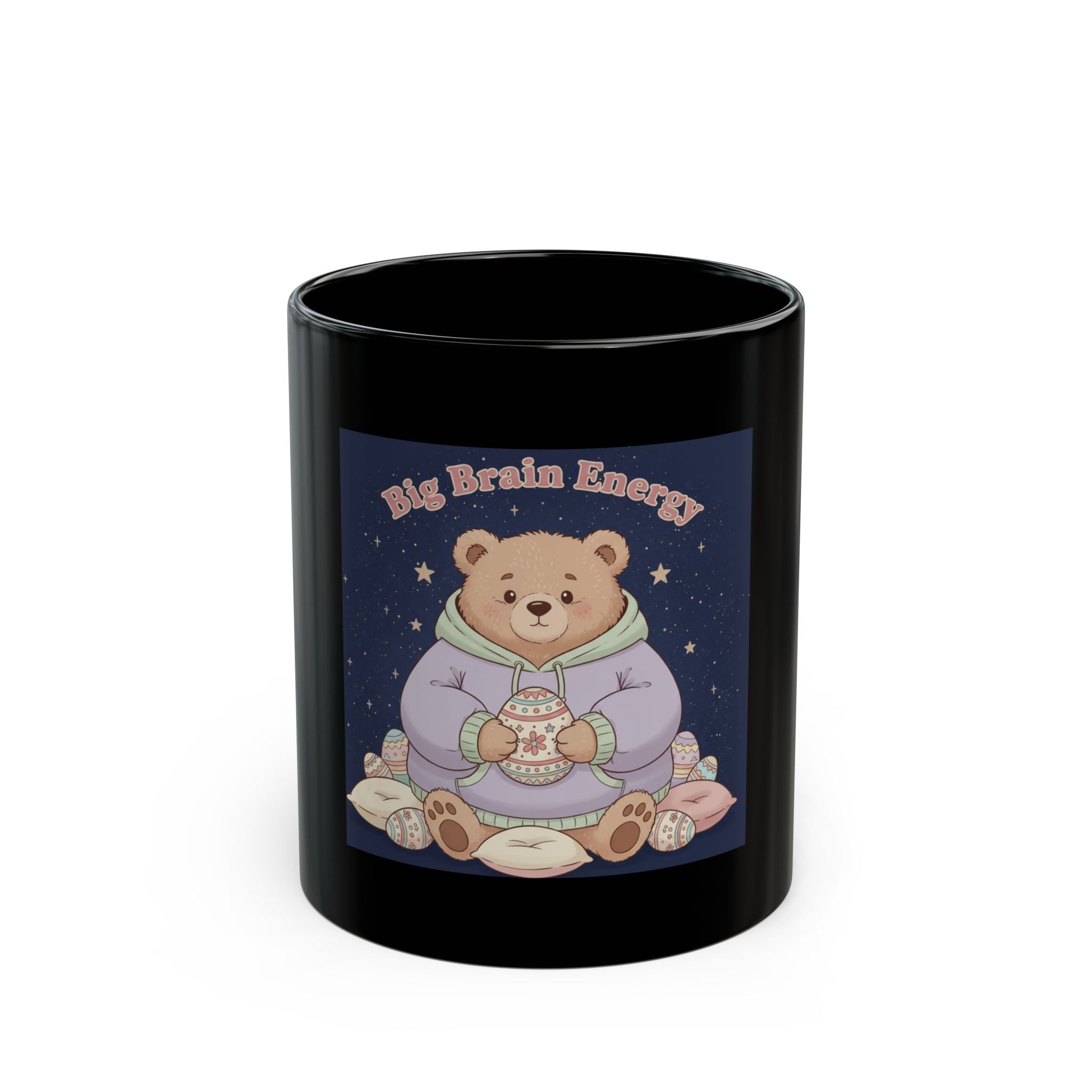 Bear Black Mug 11oz – Big Brain Energy