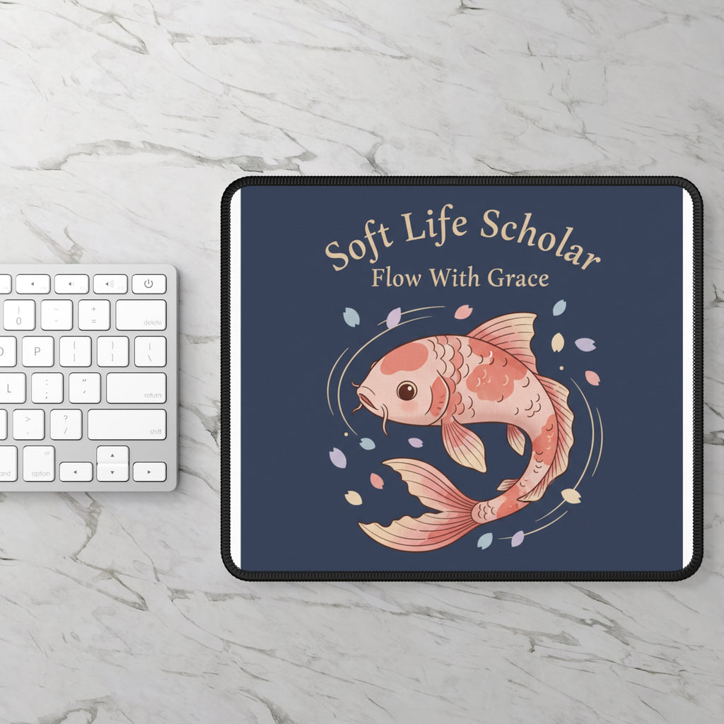 Koi Mouse Pad – Soft Life Scholar Flow With Grace