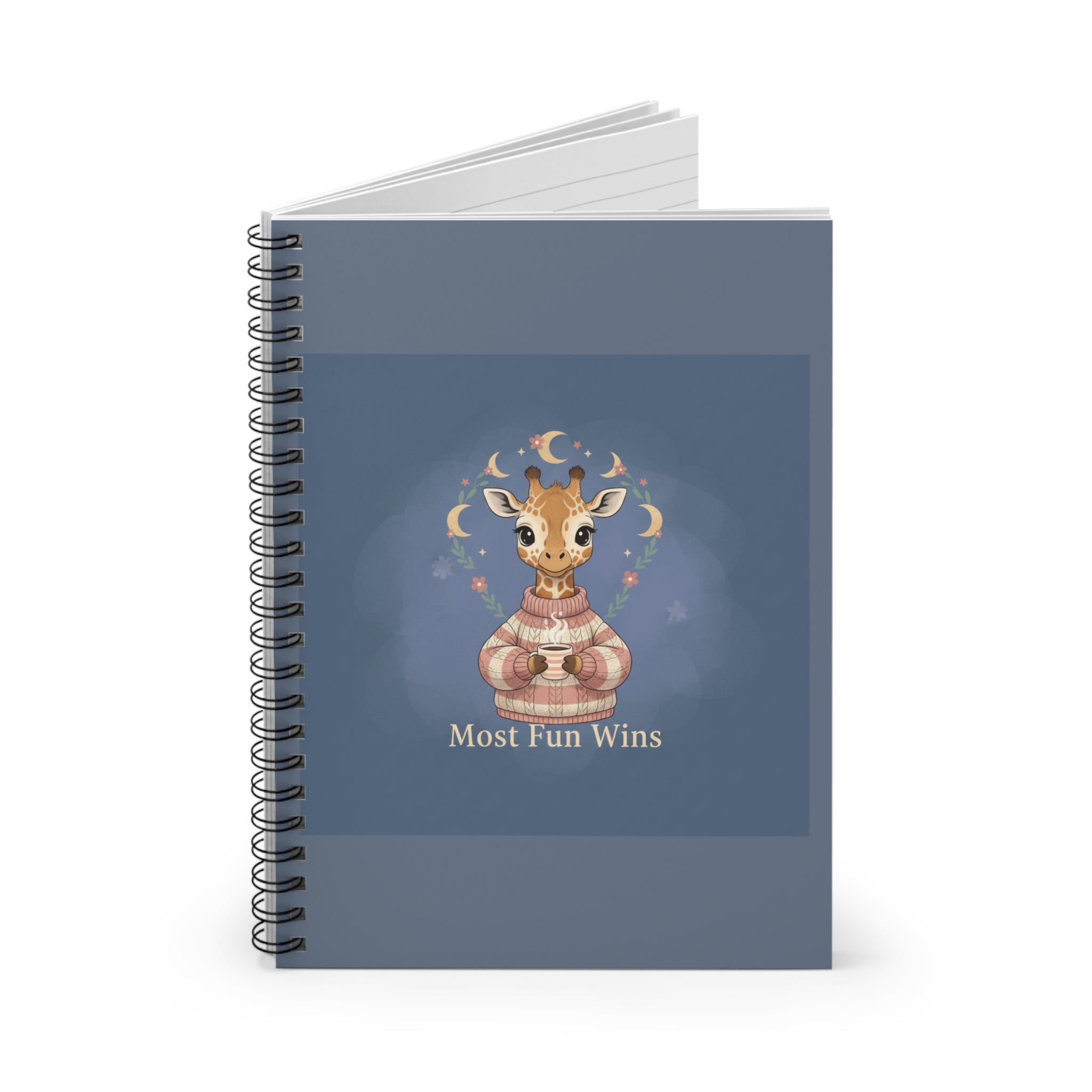 Giraffe Spiral Notebook – Most Fun Wins