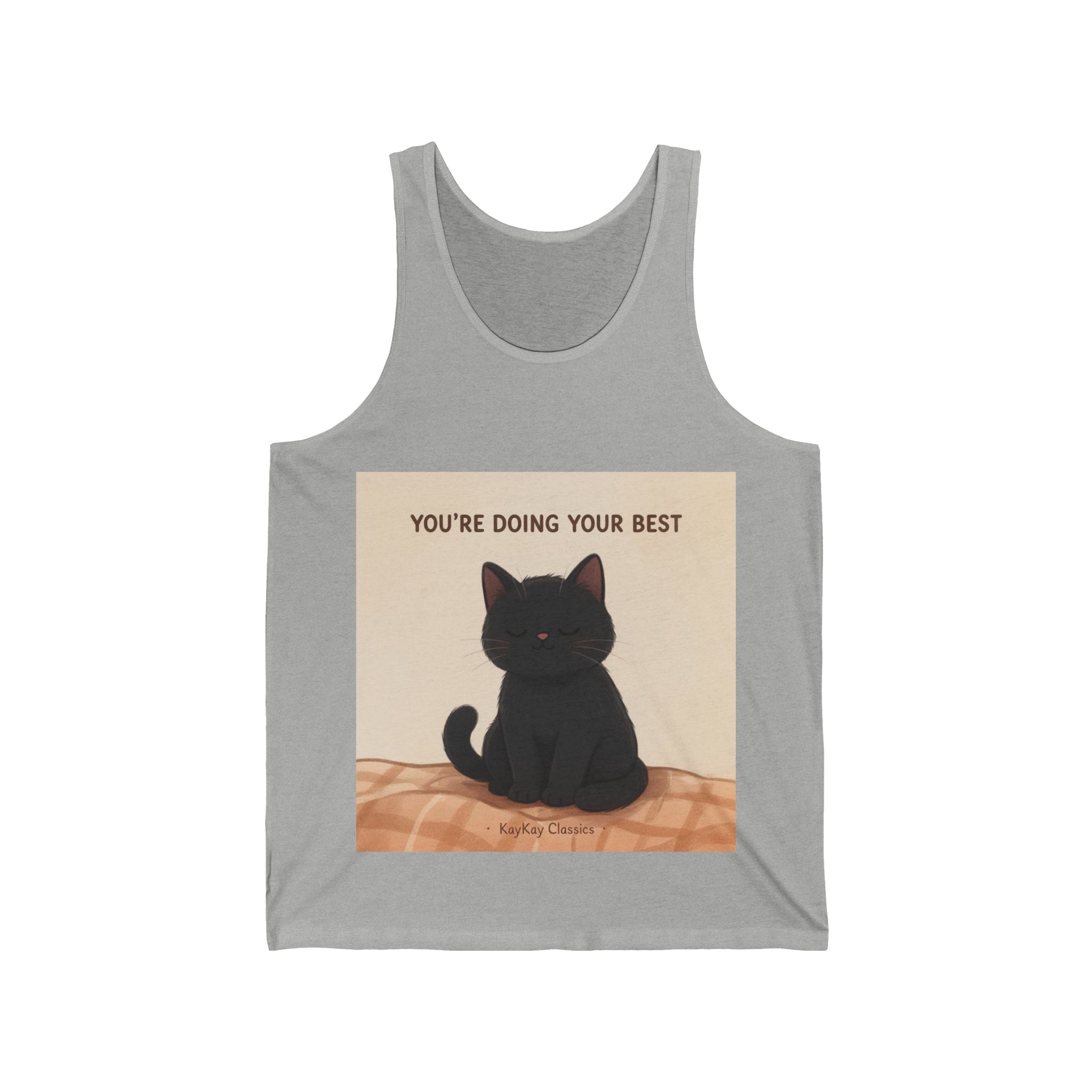 YOURE DOING YOUR BEST Cat Tank Top
