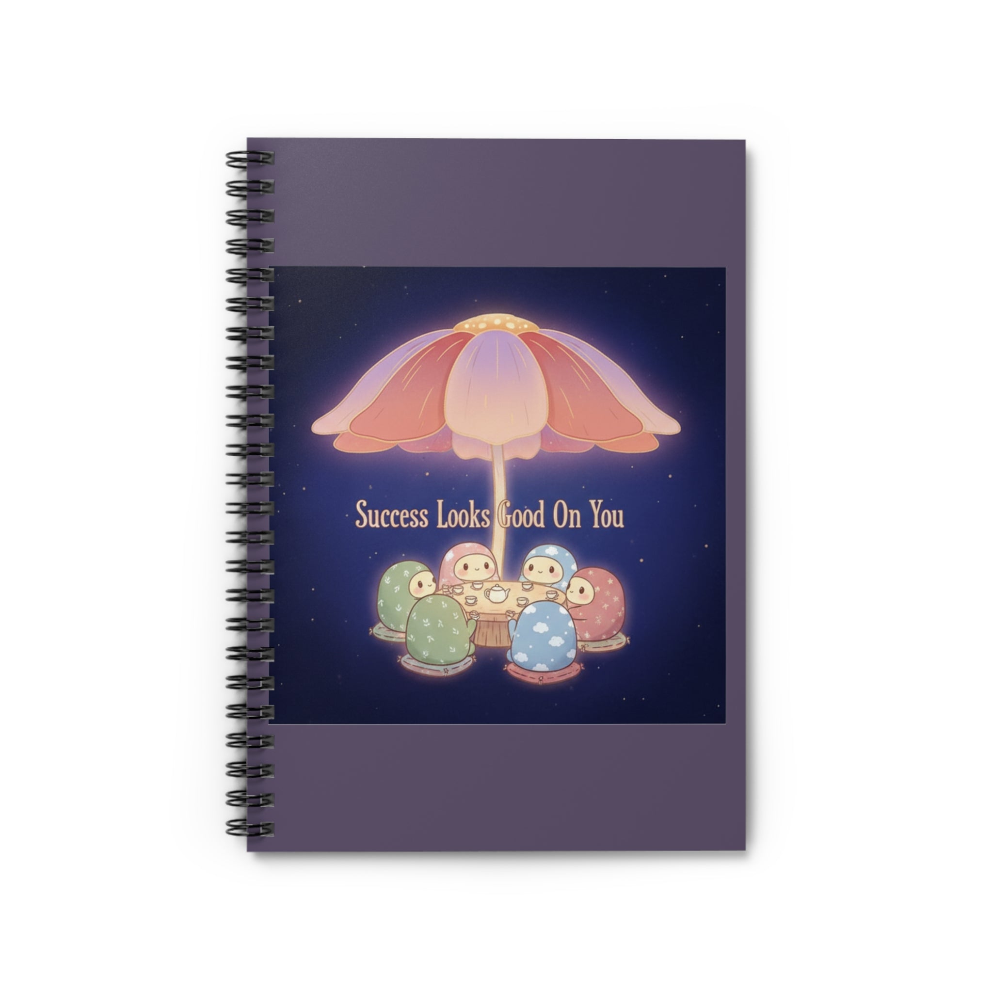 Tiny Chibi Creatures Spiral Notebook – Success Looks Good on You