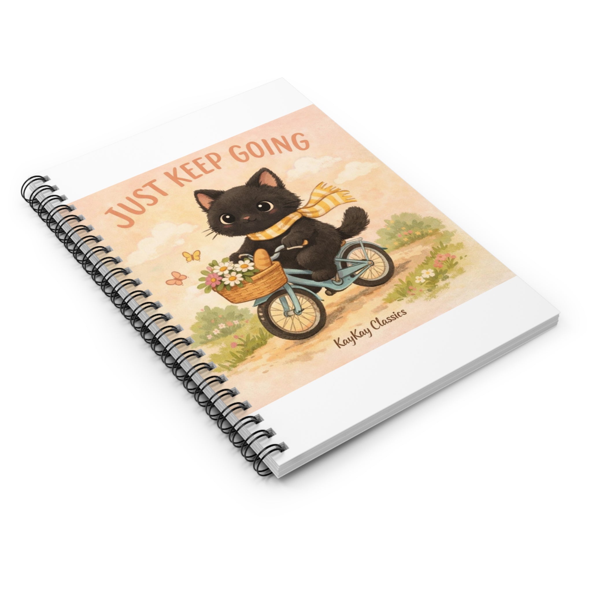 JUST KEEP GOING Spiral Notebook