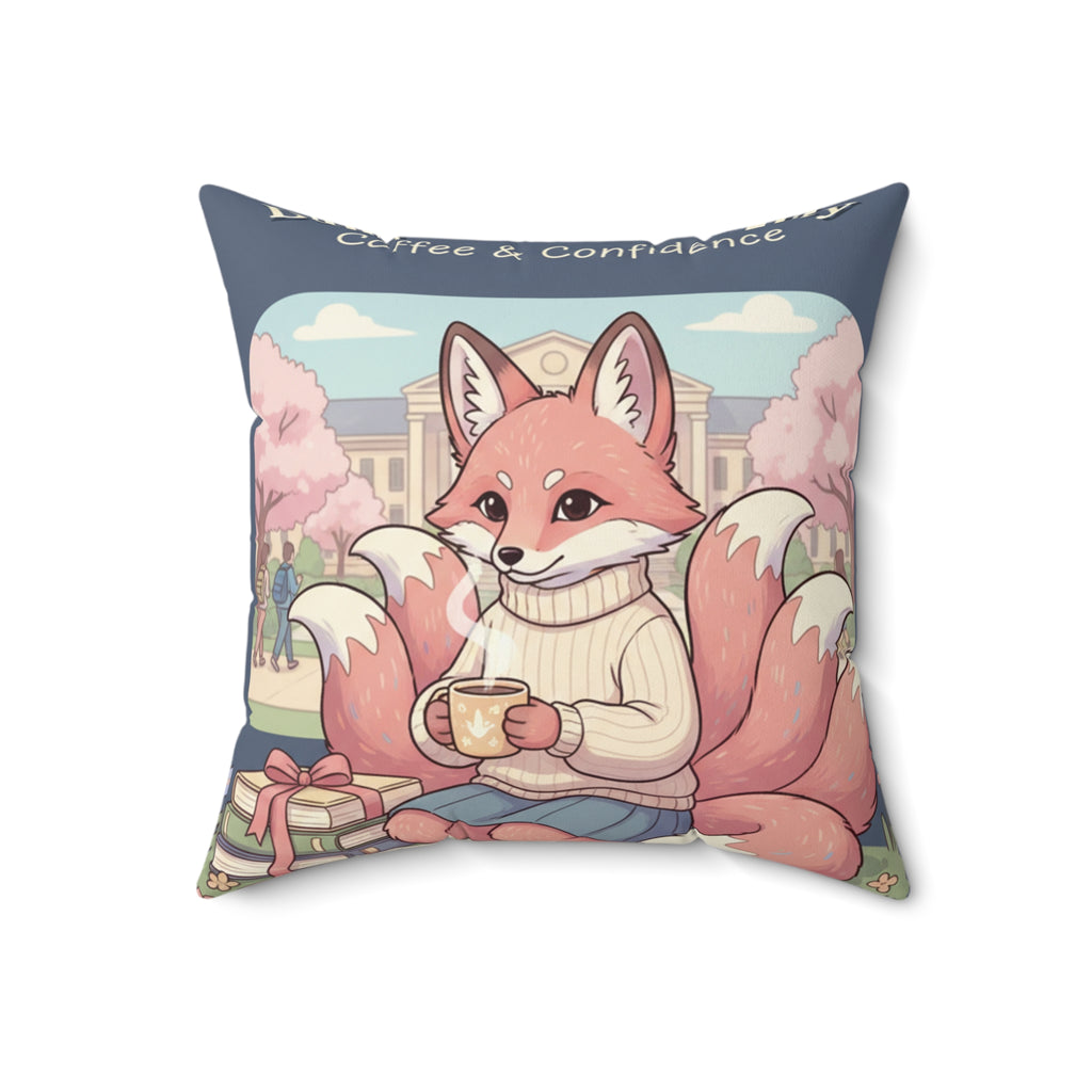Kitsune Square Pillow – Daughters of Liberty