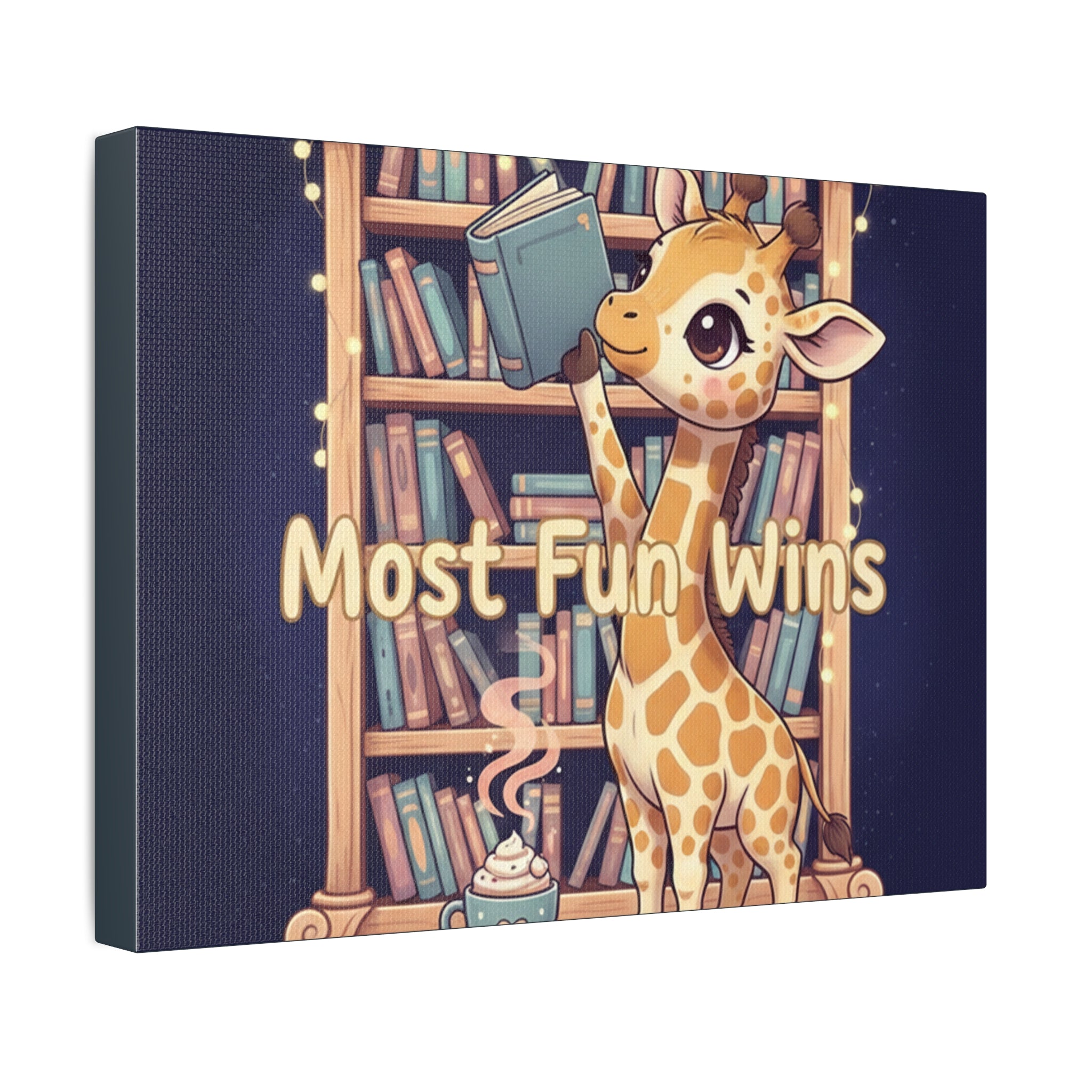 Giraffe Canvas Print – Most Fun Wins