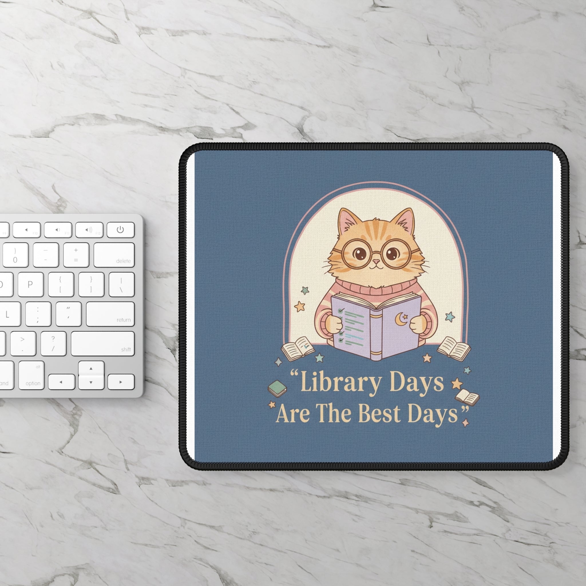 Cat Mouse Pad – Library Days Are the Best Days