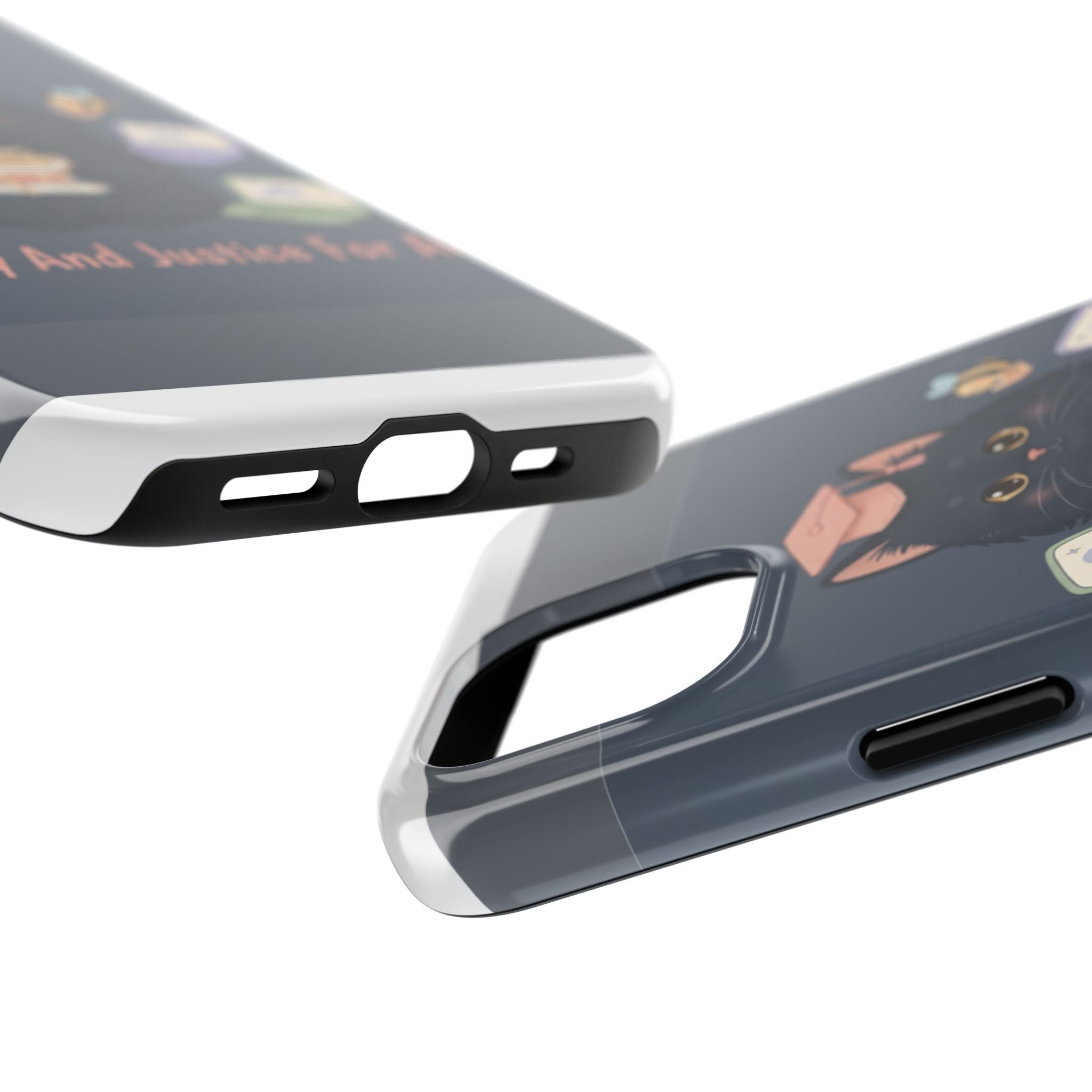 Black Cat Tough Phone Case – Liberty and Justice for All
