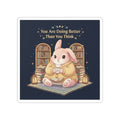 Bunny Kiss-Cut Sticker – You Are Doing Better Than You Think