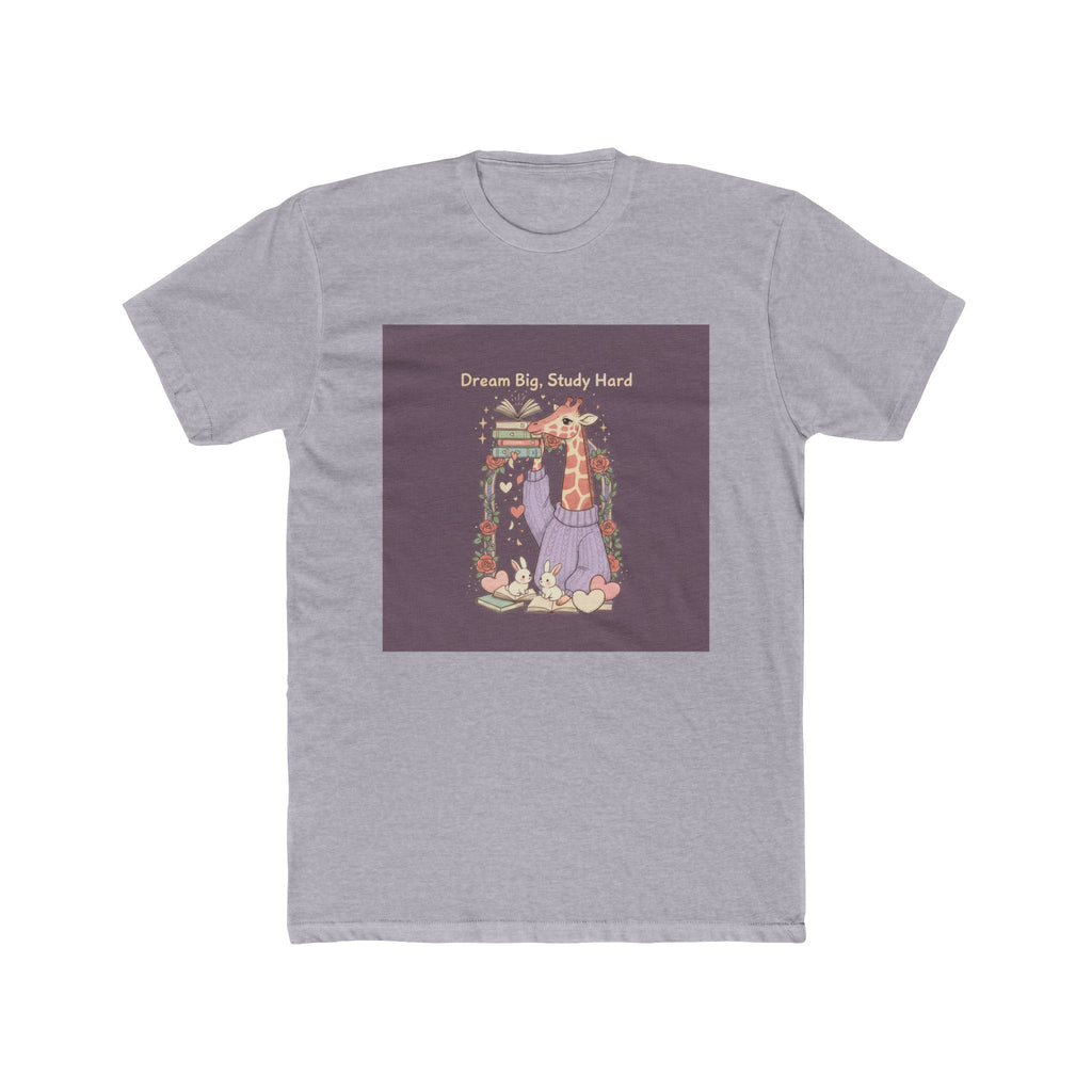 Dream Big, Study Hard Giraffe, bunnies Unisex Tee