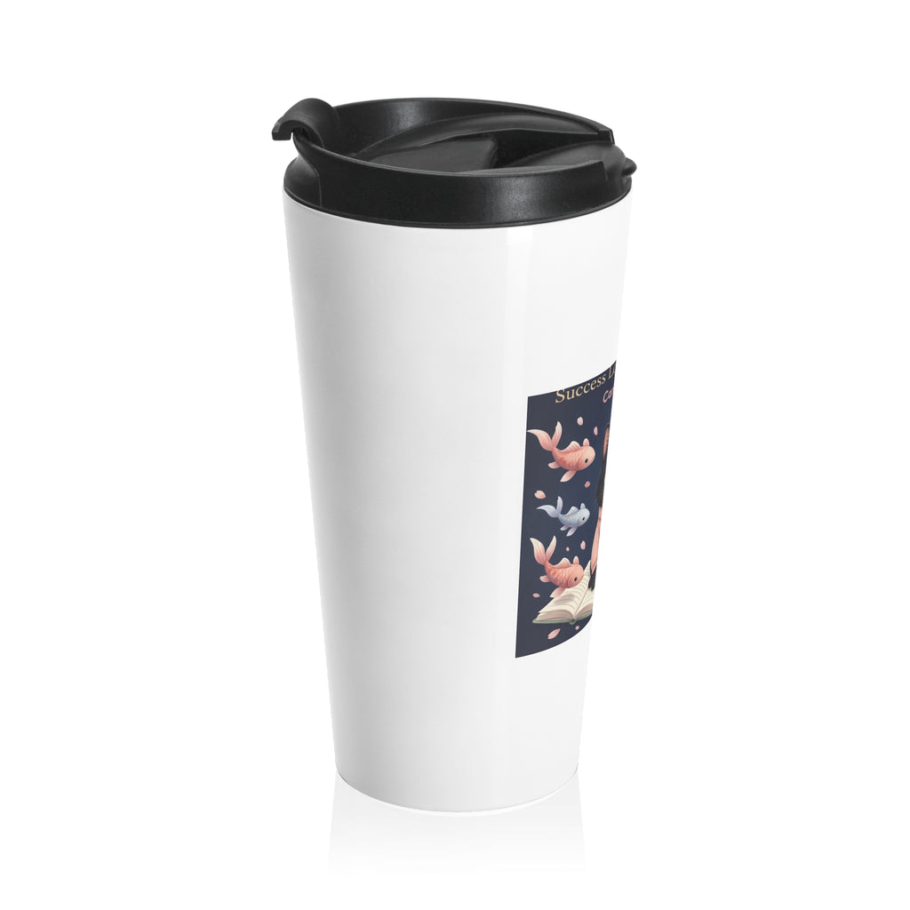 Black Cat Travel Mug – Success Looks Good on You Campus Dreams