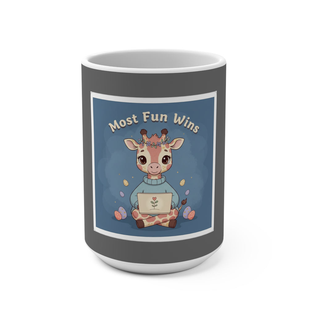 Giraffe Mug 15oz – Most Fun Wins