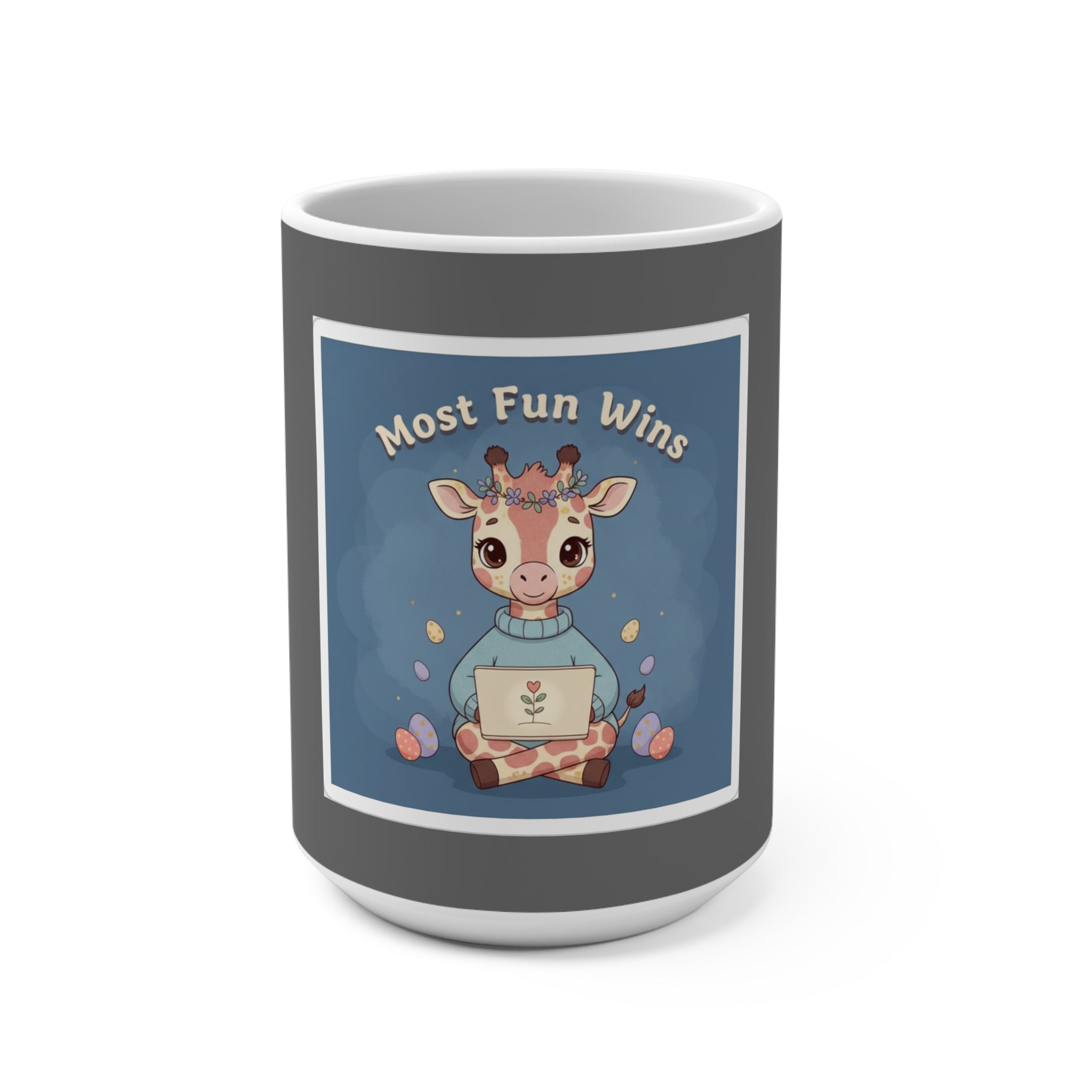 Giraffe Mug 15oz – Most Fun Wins