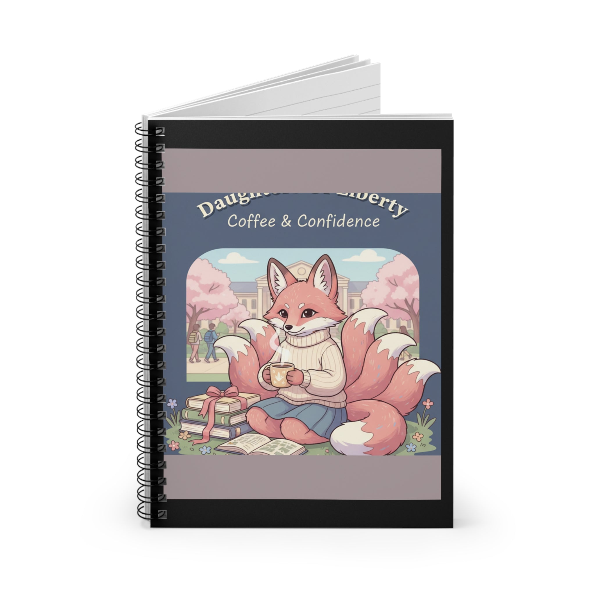 Kitsune Spiral Notebook – Daughters of Liberty
