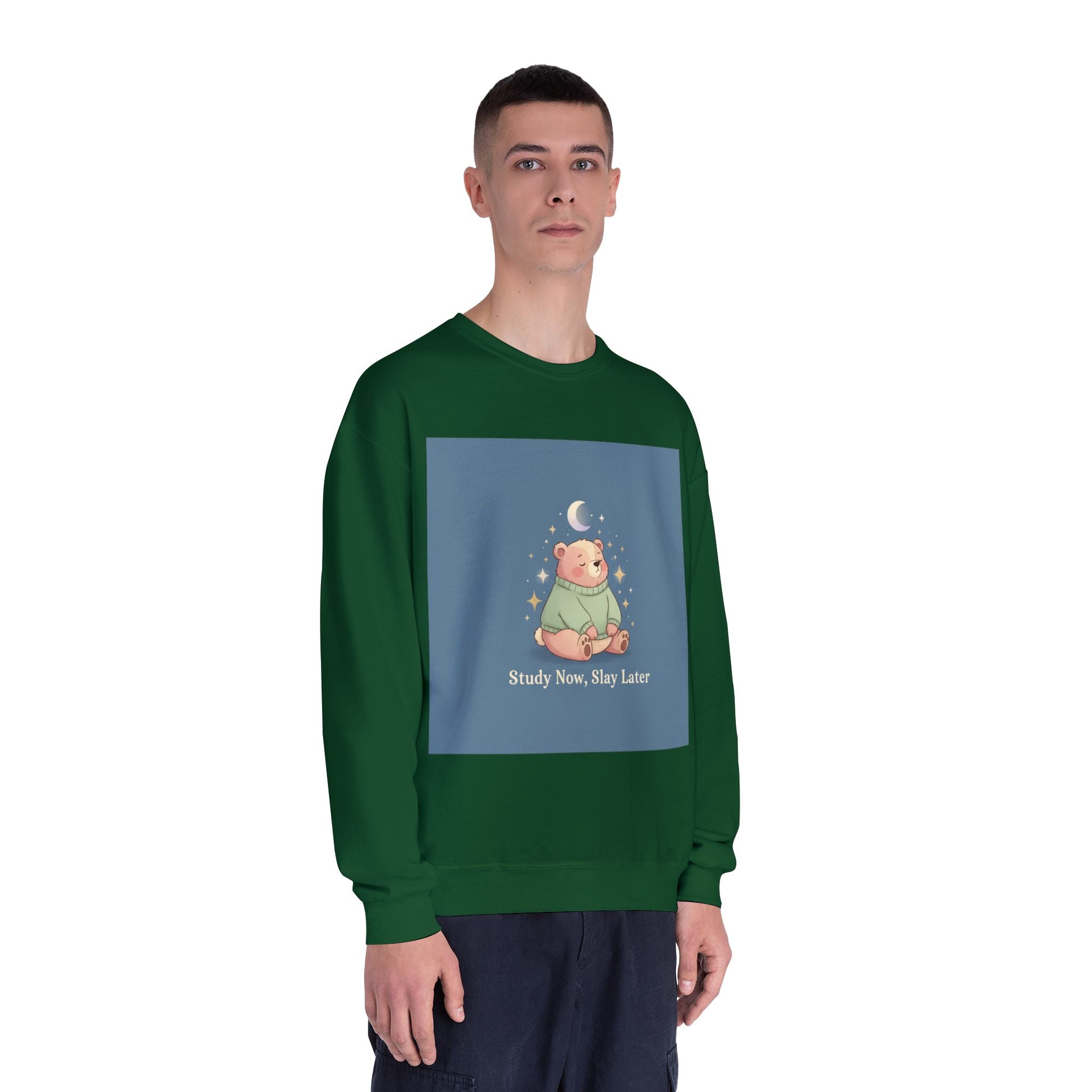 Bear Crewneck Sweatshirt – Study Now Slay Later