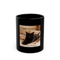 TAKE YOUR TIME Black Mug