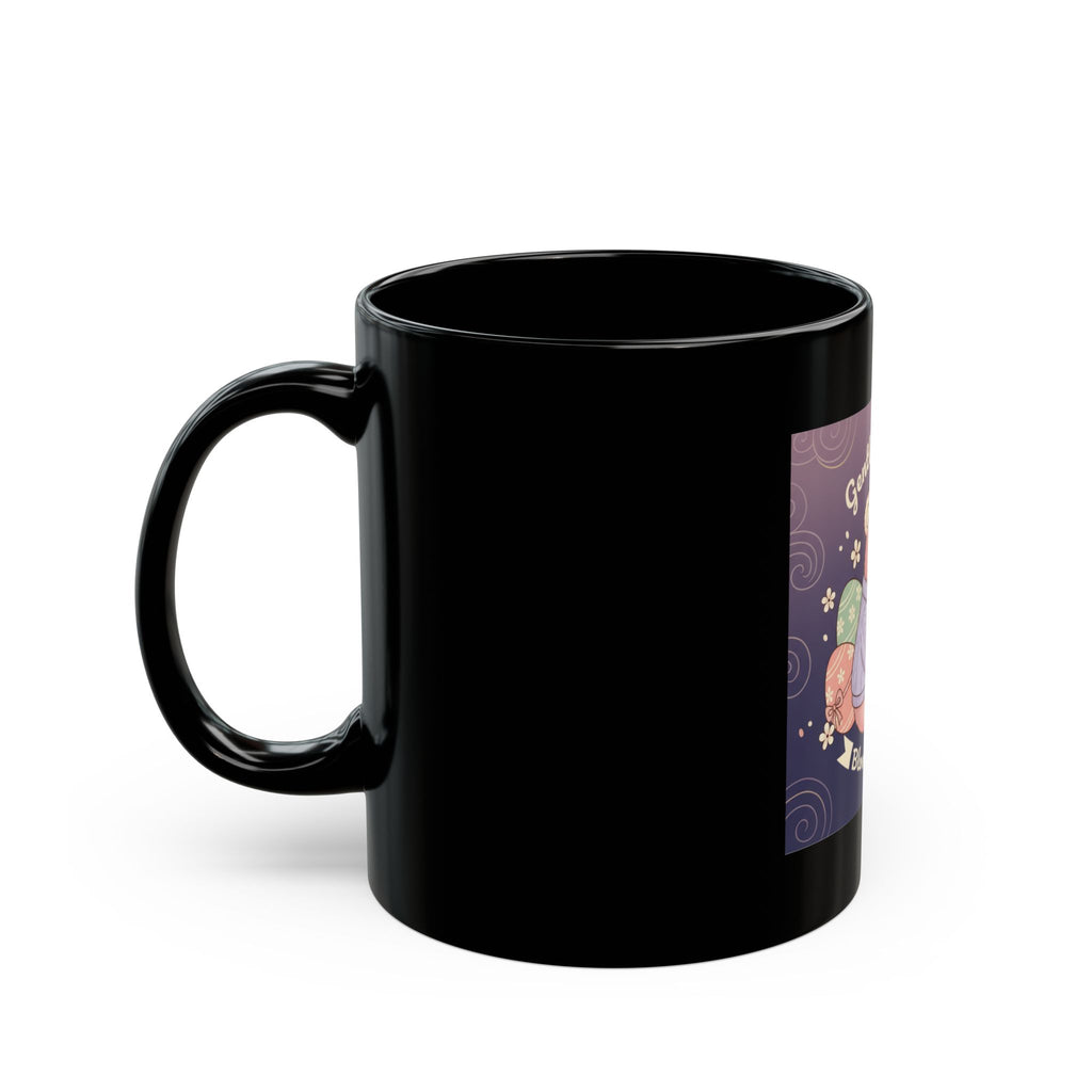 Bear Black Mug 11oz – Gentle Strength Bloom Thrive
