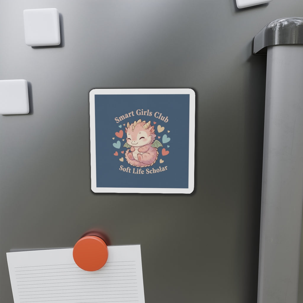 Dragon Die-Cut Magnet – Smart Girls Club Soft Life Scholar