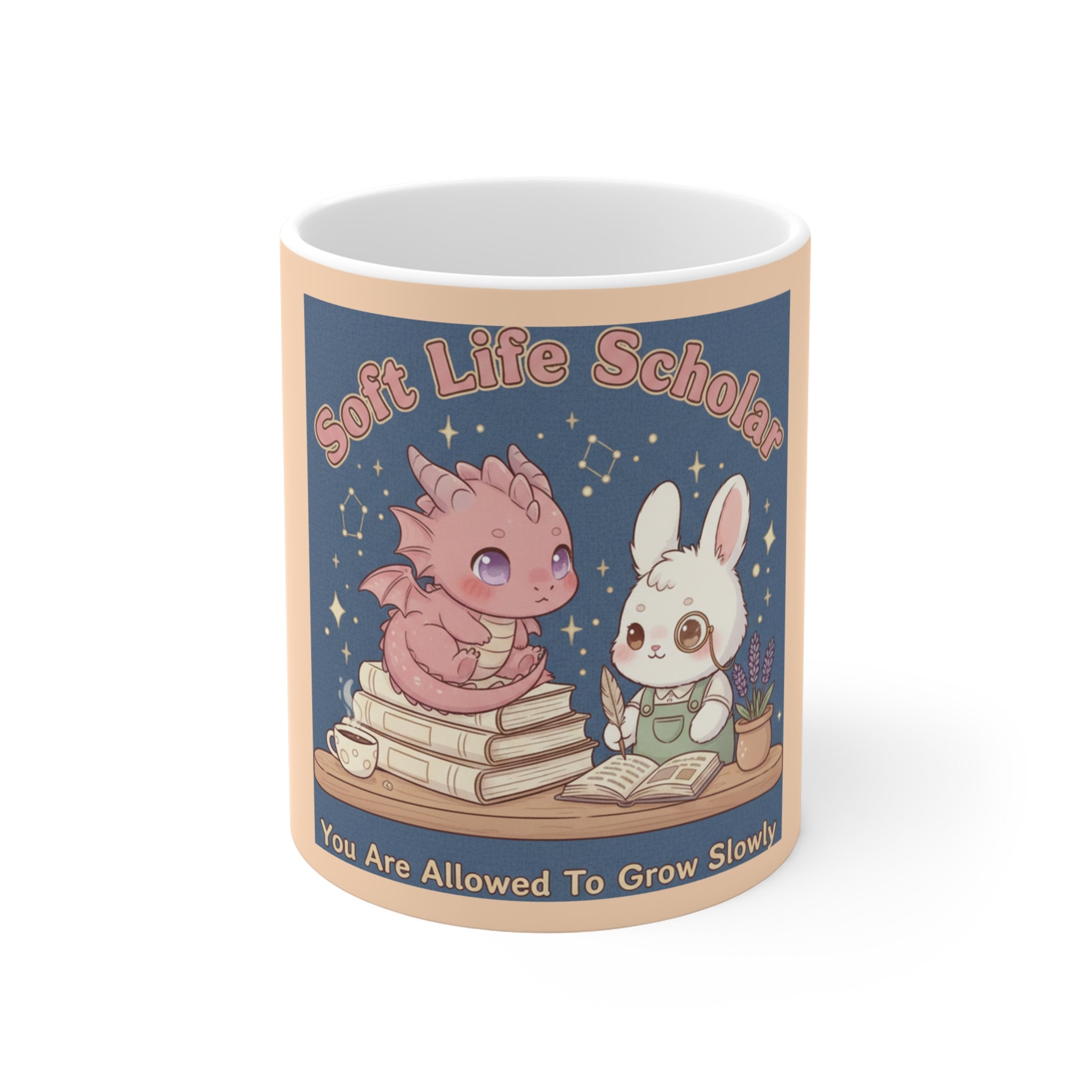 Dragon Mug 11oz – Soft Life Scholar You Are Allowed to Gro