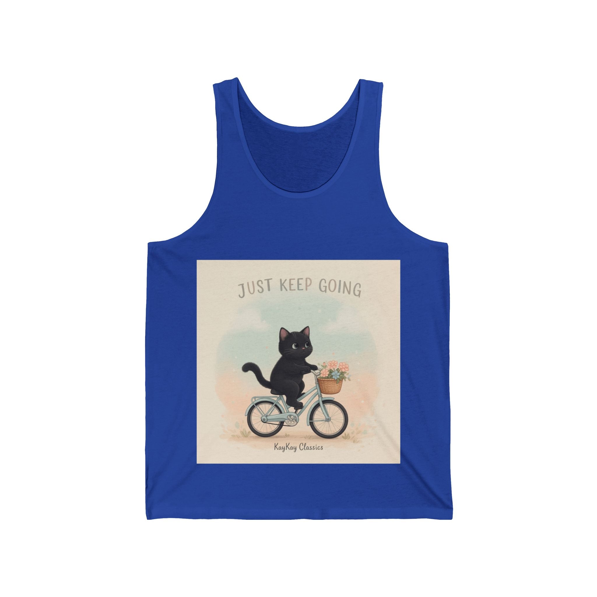 "Design" Black Cat Tank Top | College Girl Gift | Fashion | KayKay Classics